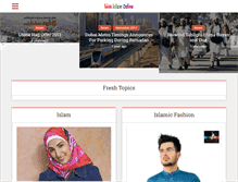 Tablet Screenshot of liveislamonline.com